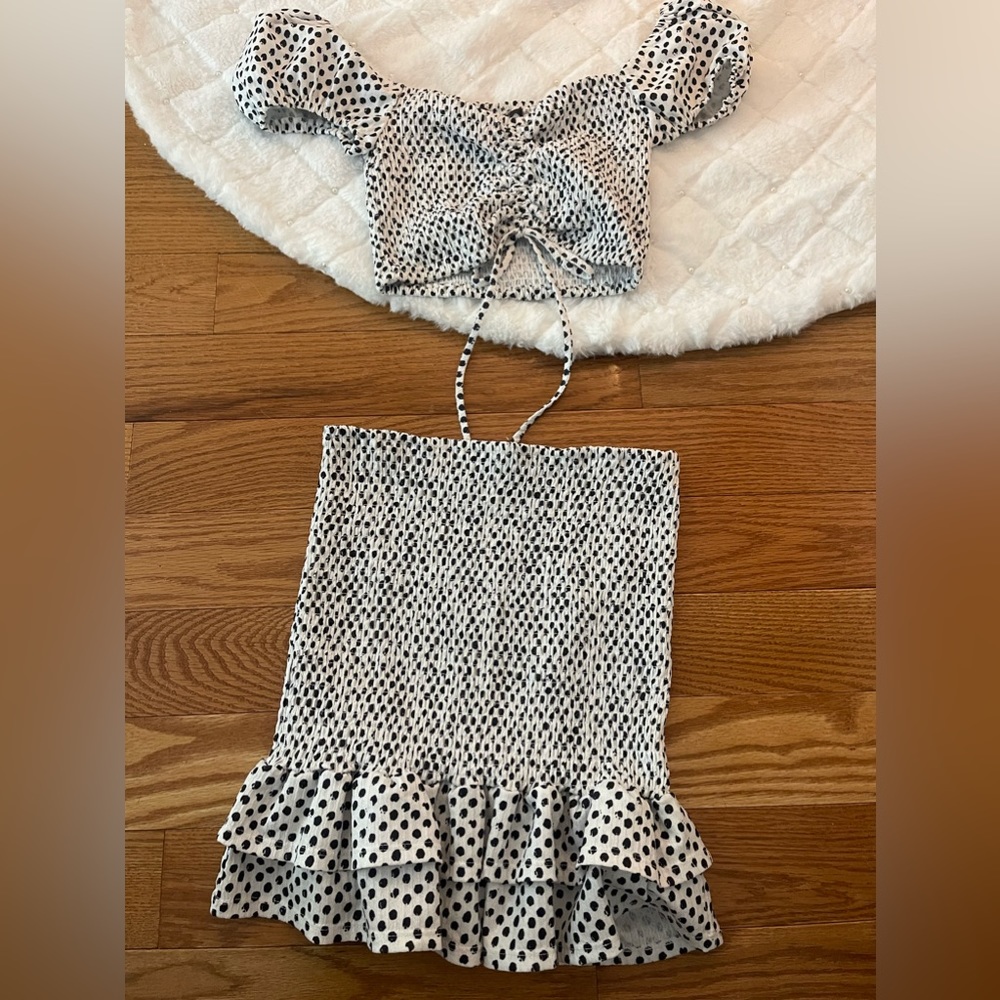 Crystal Doll Polka Dot 2 Piece Set from The Buckle